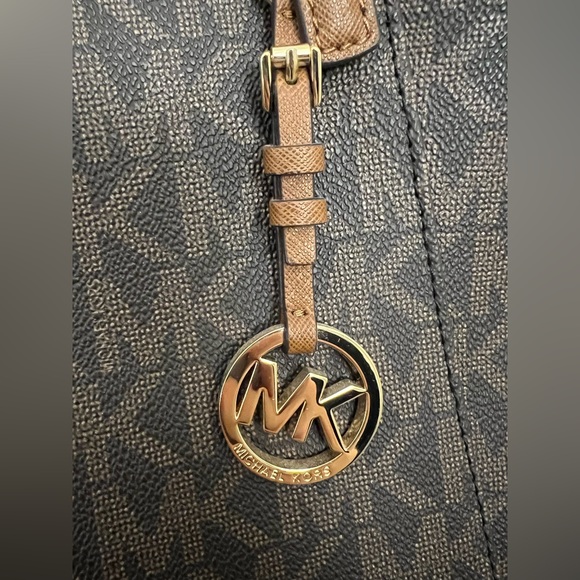 Michael Kors Brown Logo Large Tote - Picture 5 of 6
